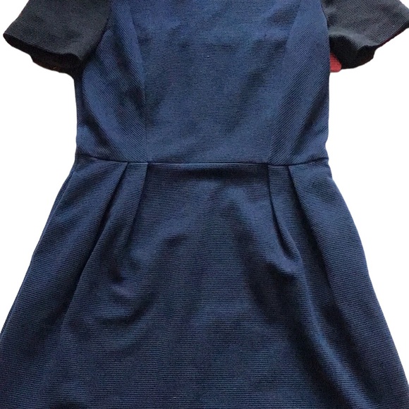 Madewell Gallerist Navy Blue Black Mini Dress, size 2 - Picture 9 of 14